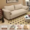 Sofá de tela para sala de estar, dormitorio, sofá perezoso, apartamento pequeño, casa de alquiler, sofá cama recto de una o dos filas de celebridad de internet