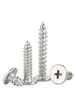 Tornillos Autorroscantes de Cabeza Plana de Acero Inoxidable 304 Cabeza CA Cabeza Avellanada Phillips Tornillos Autorroscantes M2M4M5M6mm