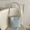 Bolso Cubo Tejido de Moda Tendencia Estilo Coreano 2026 Verano Nuevo Bolso de Hombro de Gran Capacidad para el Trabajo Viajes Diarios Bolso Transfronterizo para Mujer