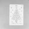Natal decorativo laço régua cartoon diy álbum de fotos material artesanal oco modelo mão conta acessórios ferramentas
