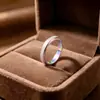 Anillo giratorio de acero inoxidable esmerilado de 4/6/8 mm, un artículo popular en Amazon para ventas transfronterizas, venta al por mayor de anillos giratorios de acero de titanio para aliviar el estrés