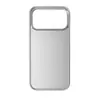 Plata Galvanizada Adecuada para Funda de Teléfono iPhone 17Pm, Dos en Uno Material de Cuero, Tapa Trasera de Sublimación con Función Magnética