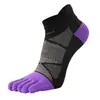 Calcetines de Algodón de Cinco Dedos, Calcetines Deportivos de Malla Absorbentes de Sudor para Correr, Calcetines de Maratón que No Rozan Tus Pies, Calcetines de Verano de Cinco Dedos para Maratón