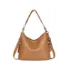 Bolso de Hombro de Moda Nuevo Más Vendido Transfronterizo para Mujer, Bolso Cruzado de Piel Genuina, Bolso Tote para Mujer, Bolso de Viaje con Relieve, Bolso Versátil