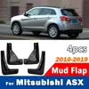 Adecuado para 10-19 Mitsubishi Asx Guardabarros, Defensas de Barro, Accesorios de Goma para Barro