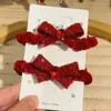 Nudo de Pelo de Terciopelo con Lentejuelas y Lazo Nuevo para Otoño e Invierno para Mujer, Cuerda para el Cabello de Gama Alta, Accesorios para el Cabello de Cuerda para el Año Nuevo
