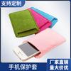 Capa para celular de material de mergulho, capa protetora para celular, bolsa para celular de tecido de feltro, bolsa para celular ao ar livre