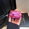 2026 Bolso Nuevo de Acrílico de Moda Bolso de Mano Redondo Clásico Caja Clutch Bolso de Hombro Cruzado Retro con Asa de Metal Bolso de Noche