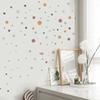Calcomanías de Pared de Puntos de Colores Habitación Infantil Dormitorio Cabecera Diseño de Jardín de Infancia Papel Tapiz Autoadhesivo Removible Calcomanías de Pared