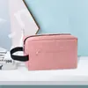 Bolso Cruzado de PU, Neceser para Mujer, Bolso de Mano Portátil, Bolsa Impermeable para Artículos de Tocador de Cuidado de la Piel, Bolso de Gran Capacidad, Bolsa de Viaje