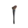 Pincel de Contorno de Pie Pequeño de Lana para Sombras Laterales del Rostro y Contorno de Barbilla, Pincel de Maquillaje de Pelo Animal Cangzhou