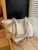 Bolsa Retro Nueva 2026 Transfronteriza para Mujer Bolsa de Gran Capacidad para Viajar Bolso Tote de Hombro de Moda Bolso Sencillo de Hombro