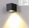 Fábrica de origem transfronteiriça em estoque fornece Luminária de parede em alumínio fundido LED, luminária de parede externa, luminária de jardim