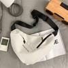 Marca de Moda Funcional Bolso Bandolera para Mujer Simple Casual Deportivo Mochila para Exterior Estilo Herramientas Bolso Dumpling Bolso de Hombro de Cartero