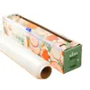 Film Adhesivo de Cocina Deslizante con Cortador, Rollo Grande, Engrosado, Sin Desgarros, Set de Film Adhesivo de Grado Alimenticio para el Hogar en Caja