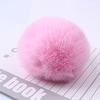 Venta al por mayor de fábrica 8cm imitación piel de Lai piel de conejo bola de pelo funda para teléfono móvil bolso colgante de bola de pelo DIY joyería accesorios de ropa