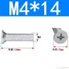 Tornillos de Cabeza Avellanada de Cruz Acero al Carbono Galvanizado Tornillos de Cabeza Plana M3M4M5M6 Fijaciones Multiespecificación Venta al por mayor en stock