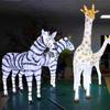 Luces de Estilo para Exteriores LED Caballo Colorido Animal Punto Escénico 2020 Proyecto de Iluminación de Parque Luces de Estilo Pegamento Navideño
