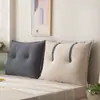 Almofada de Cabeceira de Alta Qualidade Encosto de Cama Tatame Quarto Sala de Estar Almofada de Sofá Encosto Saco Grande Macio Almofada Dupla