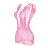 Nueva Falda de Malla Divertida Europea y Americana Comercio Exterior Malla Hueca Sexy Falda de Malla de una Pieza Falda de Cadera w092