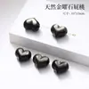 Ventas Directas de Fábrica Obsidiana Plateada Natural Estrella Astronauta Tallado Adornos Pequeños Accesorios para Pulsera Colgante DIY Venta al por Mayor