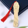Marcador de Libros Ropa China Juego de Cuatro Colores Cheongsam Hanfu Estilo Antiguo Ropa Artística Marcador de Madera Recuerdo