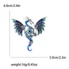 Ano do Dragão Europeu e Americano Personalidade Exagerada Dragão Ocidental Dragão Mecânico Voador Broche Versátil Alfinete de Broche Liga Esmalte