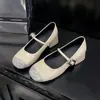 Nuevo vestido de primavera y otoño, moderno y elegante, zapatos Mary Jane de color claro, tacón grueso, tacones medios-altos, zapatos de mujer 2026