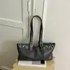 Bolsa Casual Grande Capacidade Transfronteiriça Feminina 2026 Nova Outono Inverno Retro Bolsa de Ombro Único Transversal Bolsa Tote Versátil Texturizada