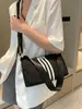 Nueva Bolsa de Estudiante de Nylon de Aspecto Elevado Estilo Coreano Moderna Bolso Tote Portátil Gran Capacidad Bolso de Hombro Cruzado Único Japonés para Mujeres