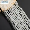 Vidro Jade Geométrico Forma Especial Tridimensional Furo Passante Contas Artesanal DIY Pulseira Caseira Colar Joias com Contas Acessórios