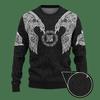 Moda Outono Inverno Casual Camisa Básica de Manga Longa Personalizada Pulôver Redondo com Estampa Digital 3D Suéter Customização Transfronteiriça
