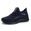 Sapatos Casuais Transfronteiriços Masculinos 2025 TEMU Geração Adesivos Respiráveis Fly Woven Sapatos de Comércio Exterior Masculinos Atacado Sola Macia Sapatos de Cano Baixo Masculinos