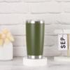 Vaso termo para coche de acero inoxidable 304 de 20 oz con pulverizador, de doble capa, para bebidas frías y calientes.