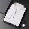 Camisa Polo de Manga Larga para Hombre 2023 Otoño Nuevo Camiseta Moda Estilo Coreano Juventud Manga Larga Hombre Top Lel