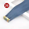Extensiones de Cabello de Colores, Mechas, Extensiones de Cabello Lisas, Extensiones de Cabello Sin Costuras, Extensiones de Cabello de Colores para Colgar en la Oreja