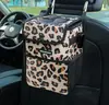 Cubo de basura para coche con tapa, Asiento trasero, Cubo de basura impermeable para colgar, Bolsa de basura plegable, Cubo de basura para coche