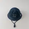 Chapéu de pescador para bebê primavera e outono fofo bebê super fofo chapéu de urso meninos e meninas viagem proteção solar chapéu balde versátil