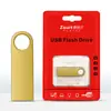 Unidad Flash USB al por Mayor 64g Regalos de Exposición Corporativa Licitación Personalizado Creativo Metal Grabado de Logotipo Unidad Flash USB para Coche Grabado