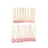 [18 Piezas] Accesorios para Peinado Recogido Nupcial Horquilla Inserto para Cabello Clip en Forma de U Pasador Popular Peluquería Horquilla Maquillaje Cabello Trenzado