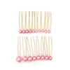 Pasador en forma de U Pasador para el Cabello de Novia Pasador para el Cabello Trenzado Pasador de Moda Pasador para el Cabello de Estrella de Mar Pasador para el Cabello con Pedrería y Perlas Pasador