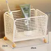 Estante Organizador de Peines Baño Tocador Cesta de Almacenamiento Encimera de Lavado Cepillo de Dientes Pasta de Dientes Artefacto de Almacenamiento Multifuncional