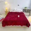 Comércio Exterior Transfronteiriço Manta de Pelo de Coelho Listrada Estilo Nórdico para Ar Condicionado e Cochilo em Casa Manta Listrada de 4cm