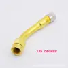 Varilla de Extensión Inflable para Neumático de Coche Adaptador Inflador para Patinete Eléctrico Válvula Boca Curva de Cobre