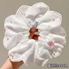 Scrunchie de renda estilo coreano para mulheres, elástico de rabo de cavalo de alta qualidade, alta elasticidade e faixa de cabelo durável