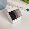 Banda de goma en caja para el cabello, banda elástica para el cabello, banda para el cabello, banda para el cabello, banda para el cabello, cola de caballo alta, tocado de cuero de verano