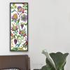 Nuevo punto de cruz impreso flor abstracta planta vertical pasillo pintura decorativa bordado auto-bordado paquete de material diy venta al por mayor