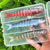 Caixa com Jogo de Varas de Pesca de Fábrica Transfronteiriça Peixe de Seções Múltiplas Isca de 8 Seções Isca de Afundar Equipamento de Pesca Rígido Personalização
