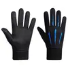 Guantes de Ciclismo para Hombre Pantalla Táctil Forro Polar de Invierno Cálidos Antideslizantes para Conducir Fuga Dos Dedos Motocicleta Guantes de Invierno para Pesca