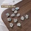 Acessórios para Nail Art: Pérola em Formato de Ovo de Pombo Incrustada, Zircônia Brilhante de Borboleta, Strass Empilhados Prontos, Bola de Strass, Strass Empilhados em Formato de Ovo de Pombo para Nail Art